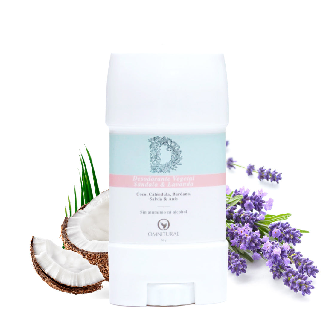 DESODORANTE VEGETAL TRANSPIRANTE SÁNDALO-LAVANDA