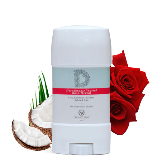DESODORANTE VEGETAL TRANSPIRANTE ROSA HERBAL