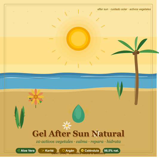 Gel After Sun Natural: cuida tu piel después del sol | Omnitural