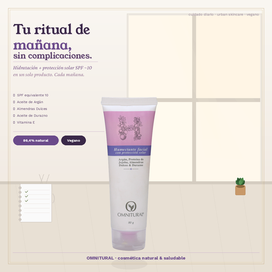 Crema Humectante Vegana con Protección Solar | Omnitural